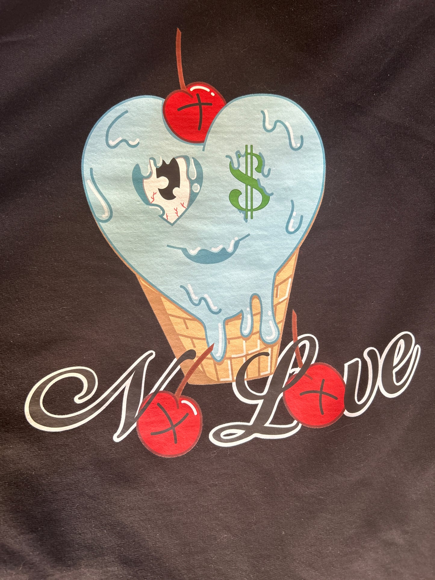 No Love Ice Cream Drip Hoodie