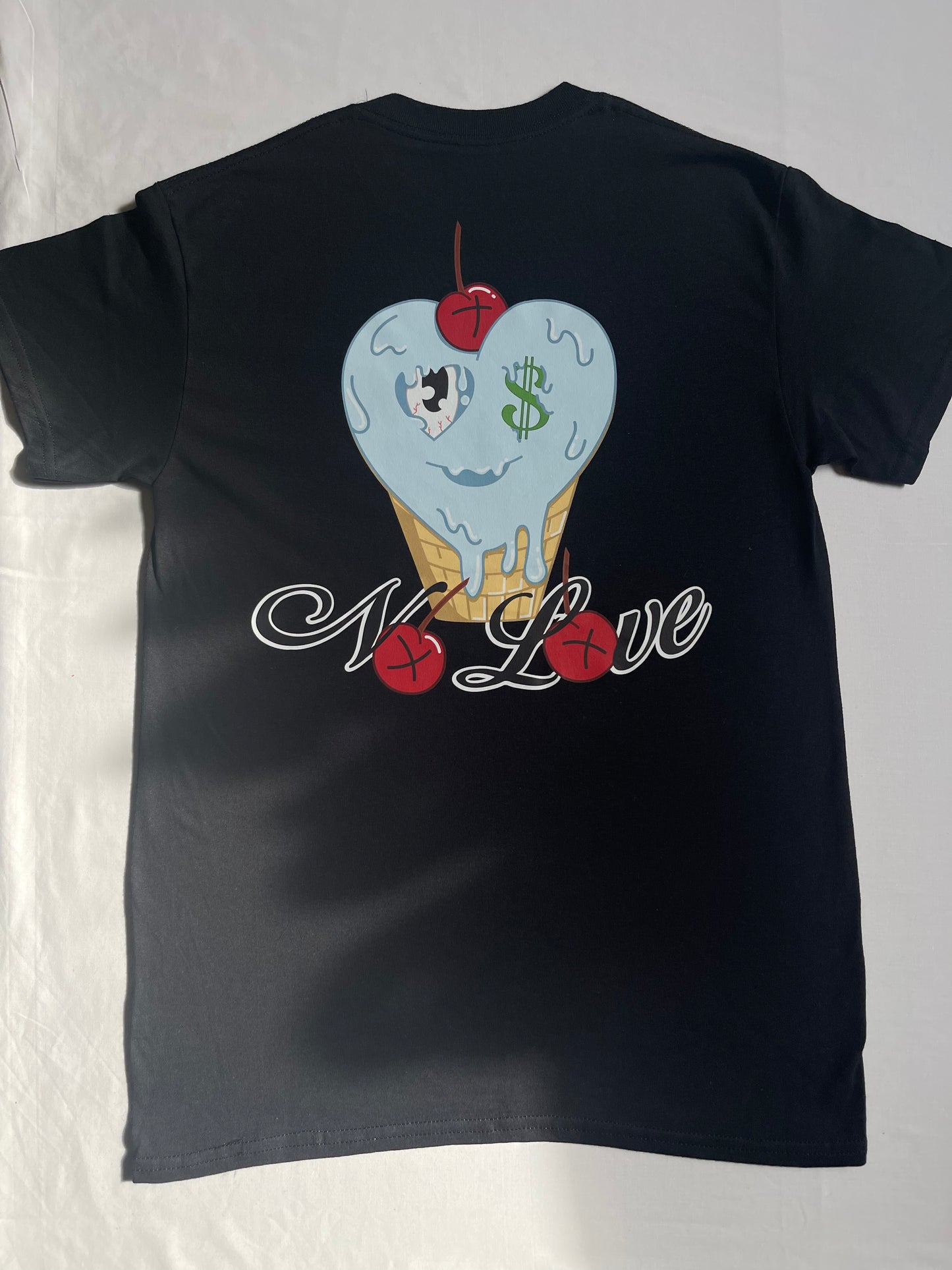 No Love Ice Cream Drip Tee
